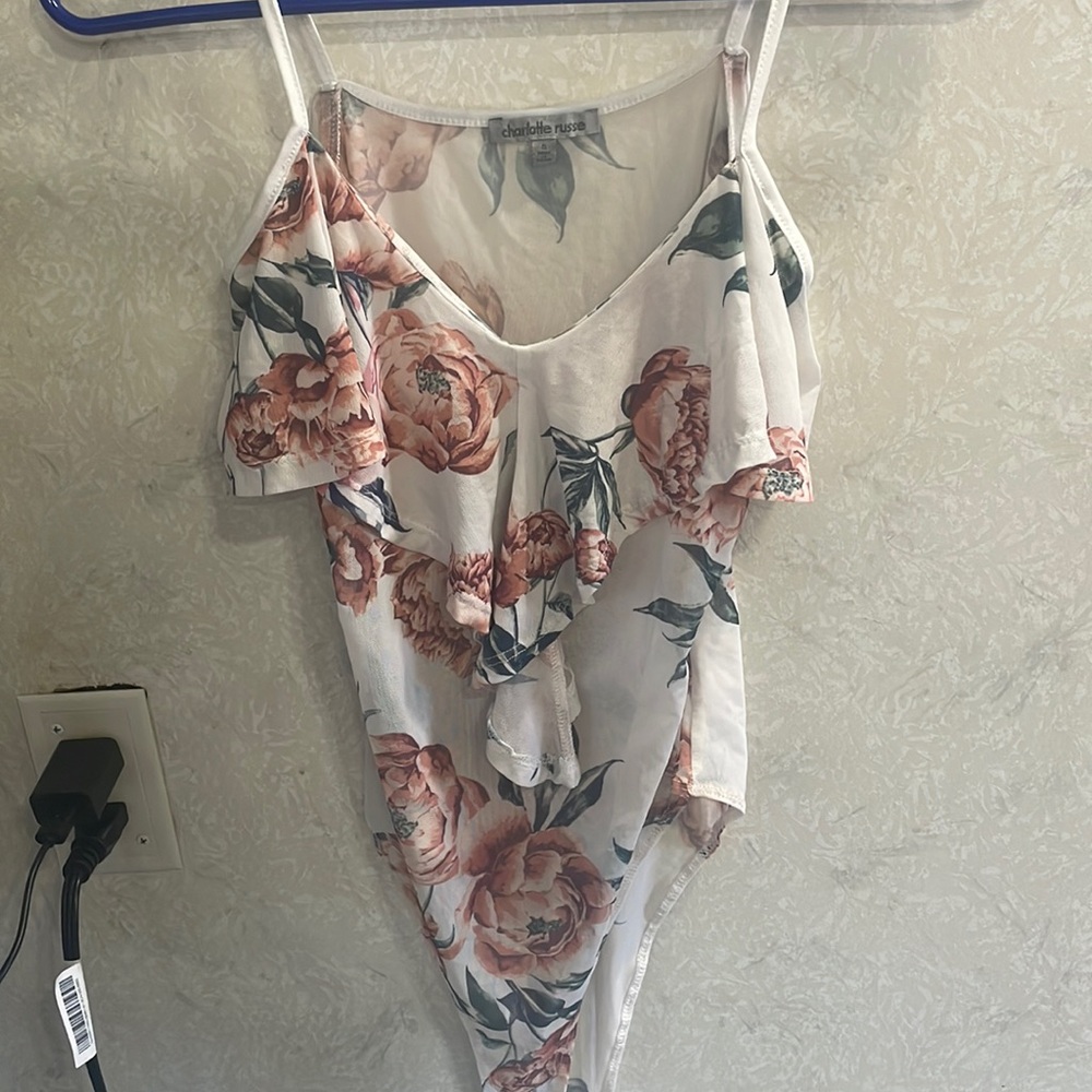 Mesh see-through bodysuit
